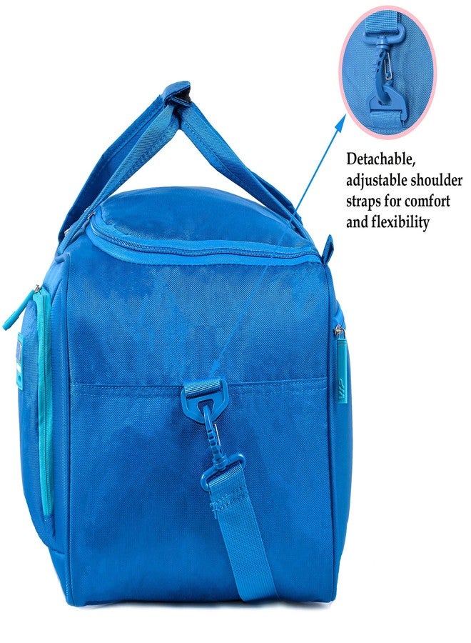 في آي بي حقيبة سفر VIP Adept سعة 32 لتر - مصنوعة من النايلون، خفيفة الوزن | حقيبة متعددة الأغراض للنادي الرياضي، وعطلات نهاية الأسبوع، وحقيبة سفر داخلية مع حزام كتف قابل للتعديل وضمان لمدة 3 سنوات (DF، أزرق، 52 سم) - Image 5